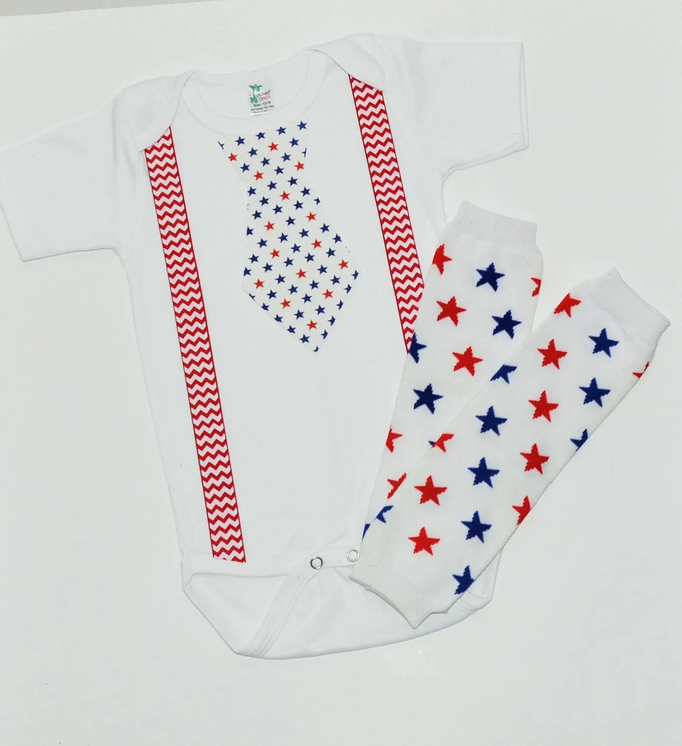 4th of july outfit, baby boy outfit, boy 4th of july outfit, red white and blue star leg warmers, baby boy patriotic set, star tie