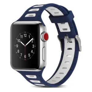 Apple Watch 42mm breathable hollow silicone watch strap - Red