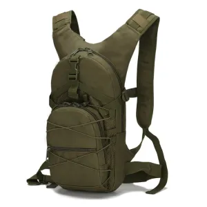 B10 006 Outdoor Waterproof Oxford Cloth Portable Cycling Backpack, Size: Free size(Army Green)