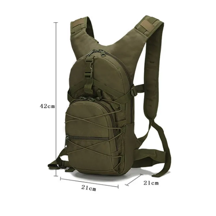 B10 006 Outdoor Waterproof Oxford Cloth Portable Cycling Backpack, Size: Free size(Army Green)