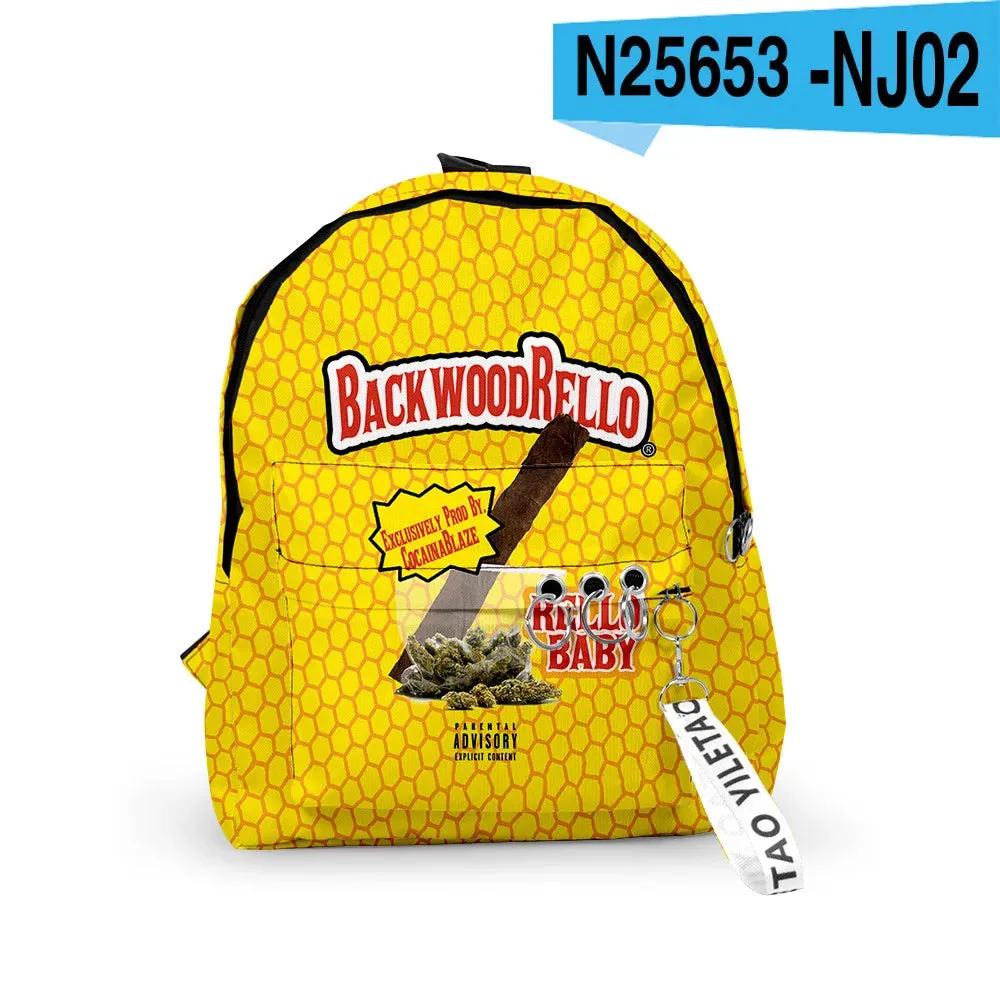 BACKWOODS CIGARS Backpacks 3D Printed School Bags Unisex