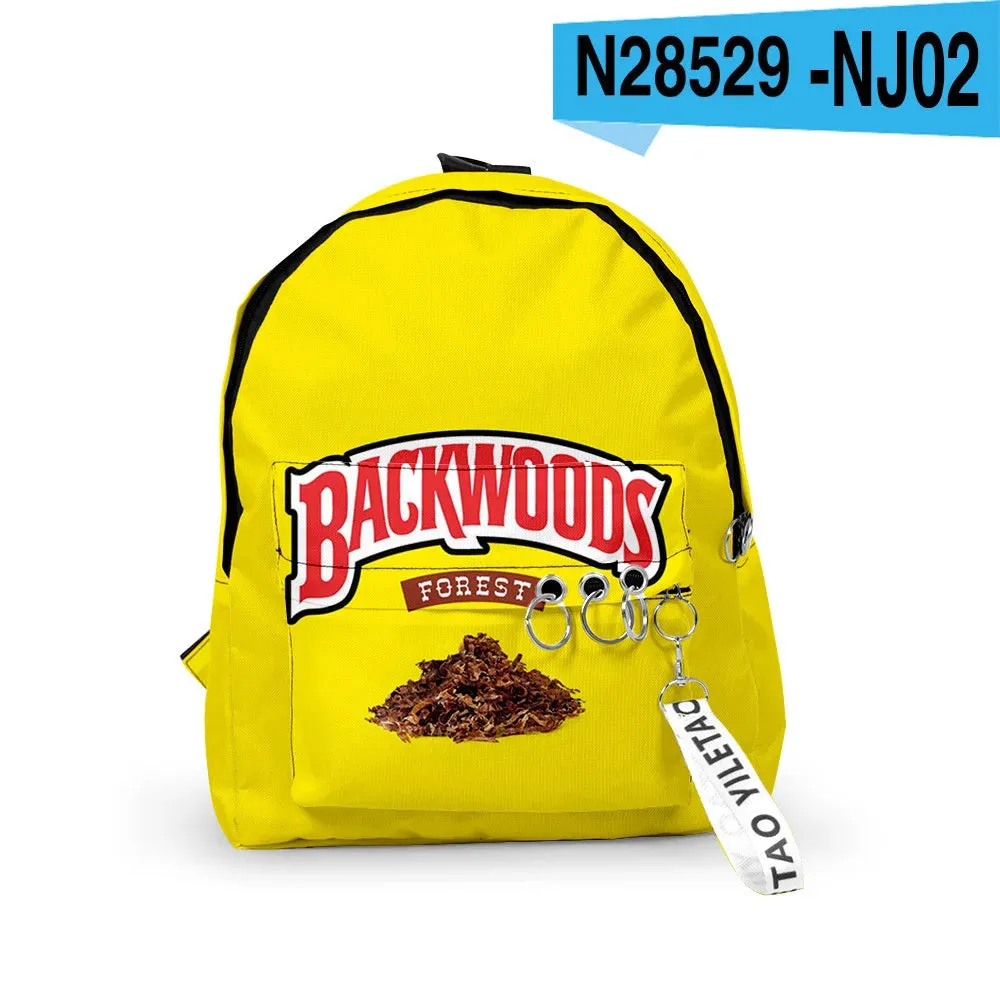 BACKWOODS CIGARS Backpacks 3D Printed School Bags Unisex