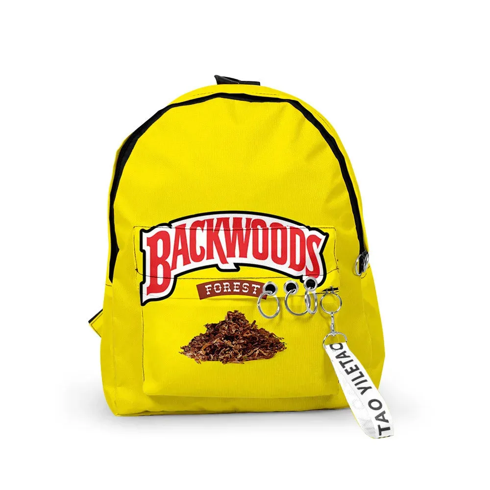 BACKWOODS CIGARS Backpacks 3D Printed School Bags Unisex