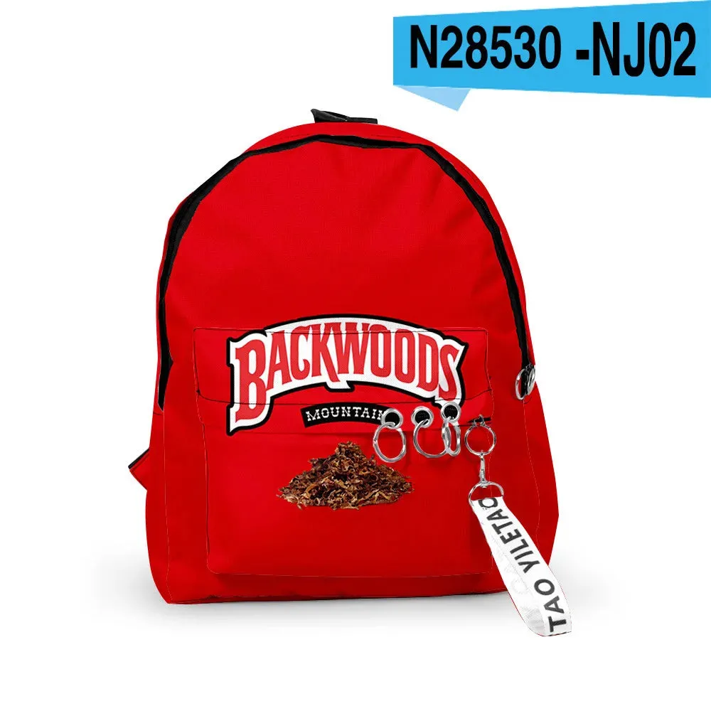 BACKWOODS CIGARS Backpacks 3D Printed School Bags Unisex