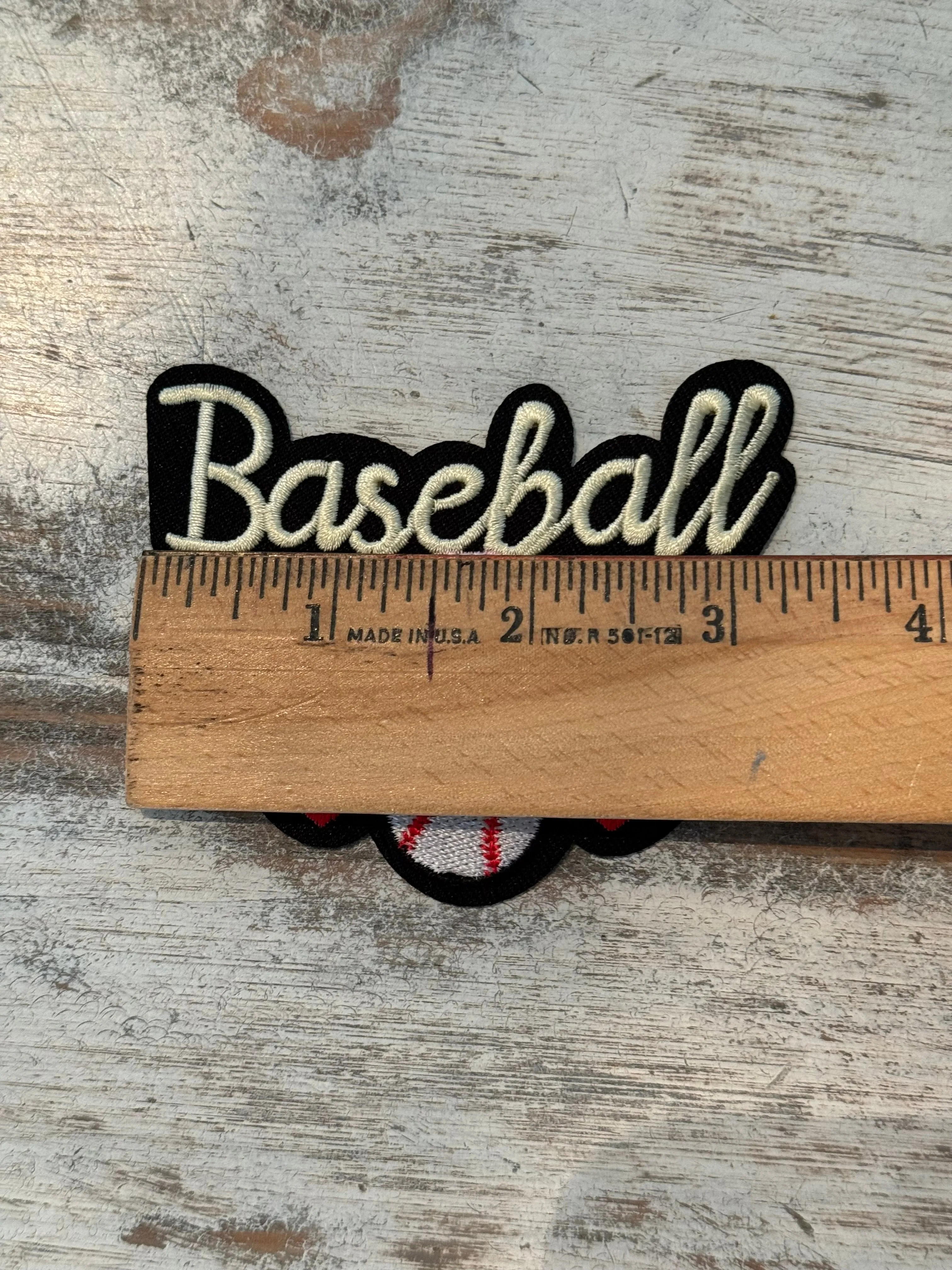 Baseball Mom Iron On Patch