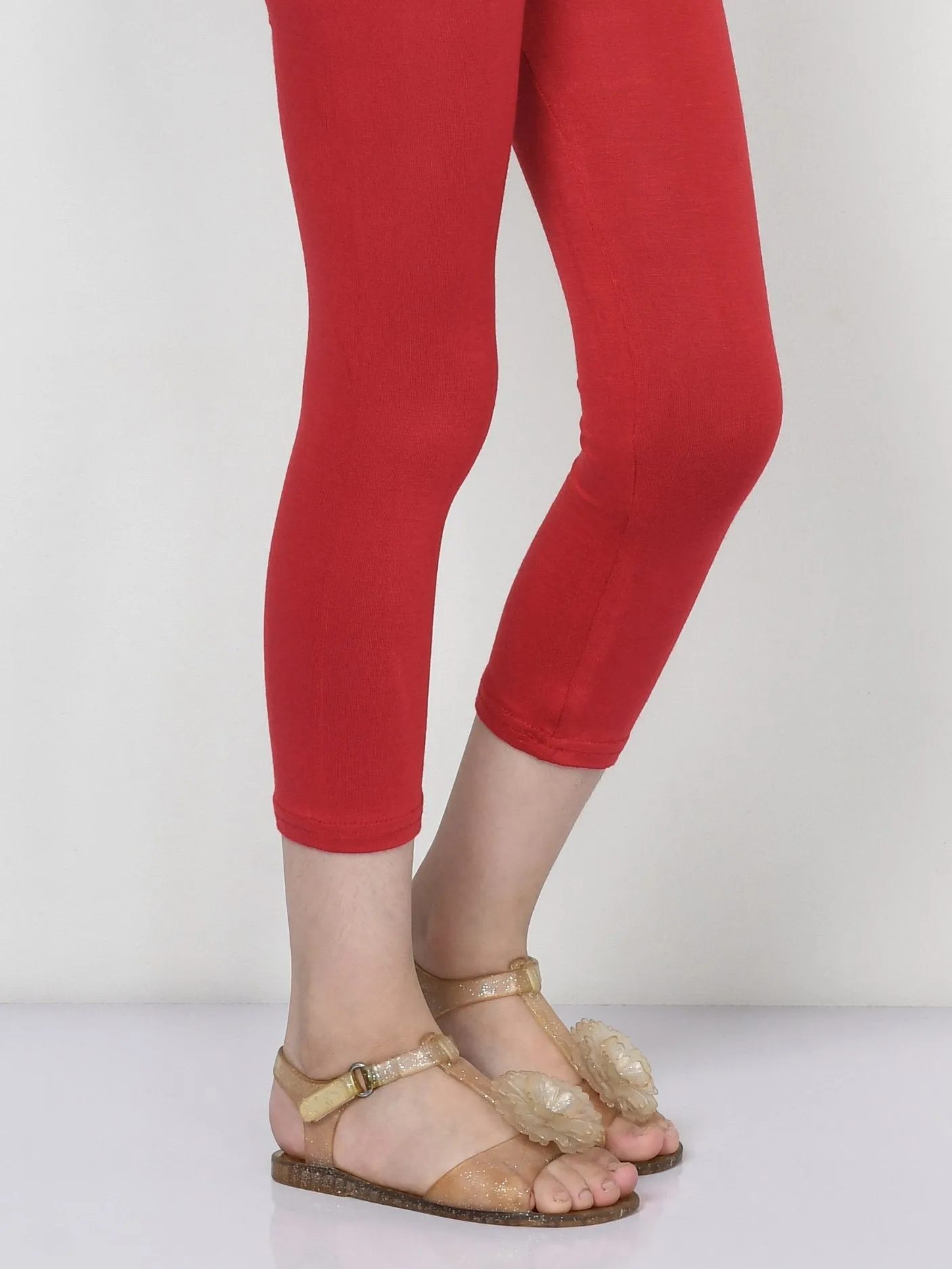 Basic Tights - Bright Red