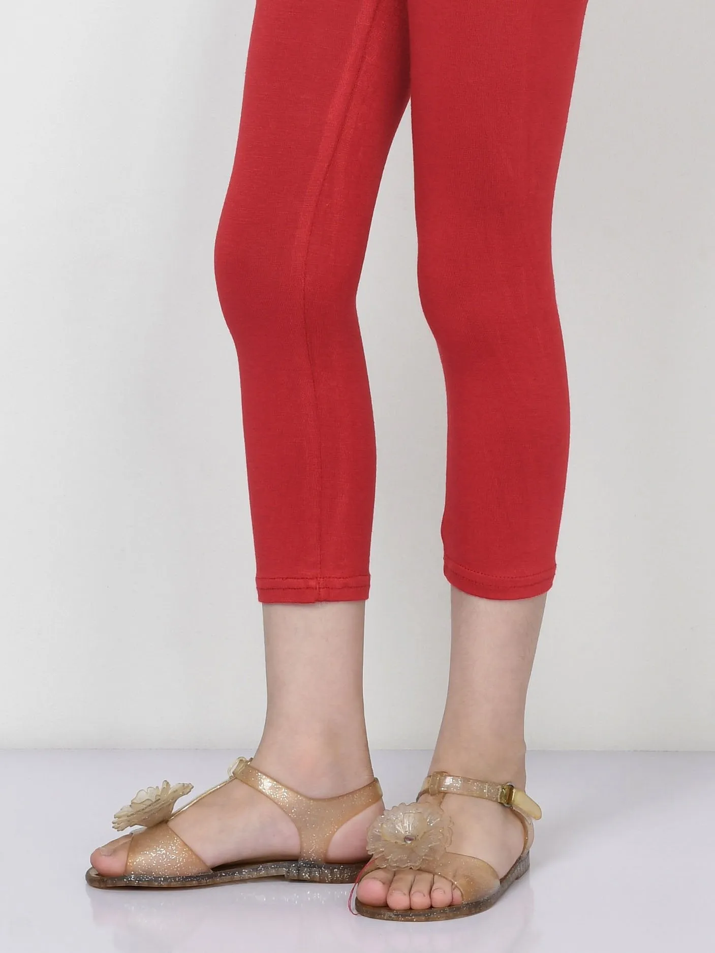 Basic Tights - Bright Red