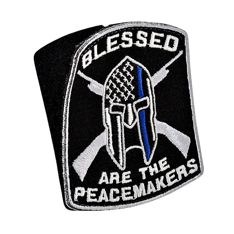 Blessed Are The Peacemakers Patch, Hook-And-Loop