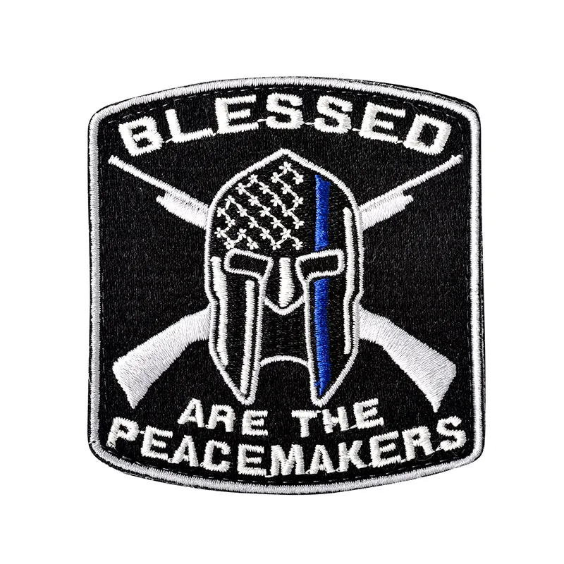 Blessed Are The Peacemakers Patch, Hook-And-Loop