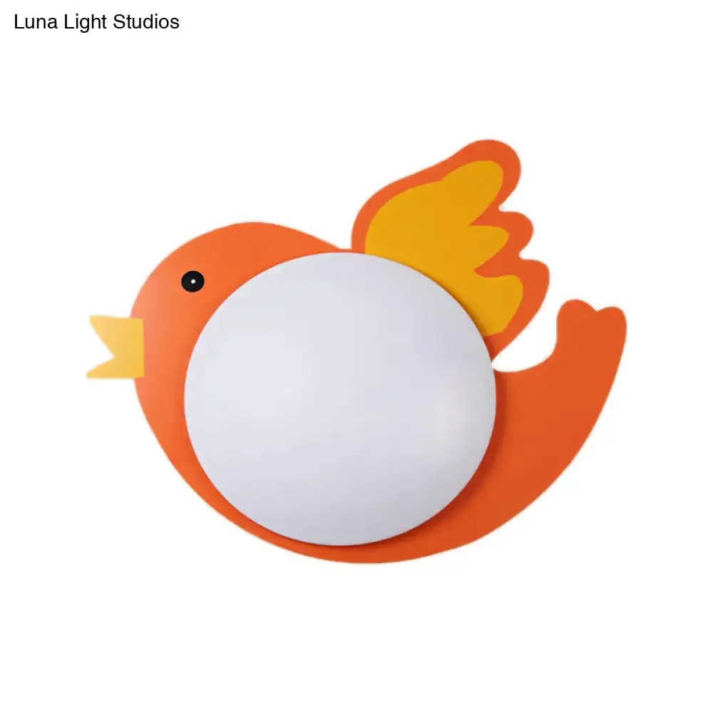 Children's LED Ceiling Mount Light with Wooden Cartoon Pattern - Ideal for Kindergarten