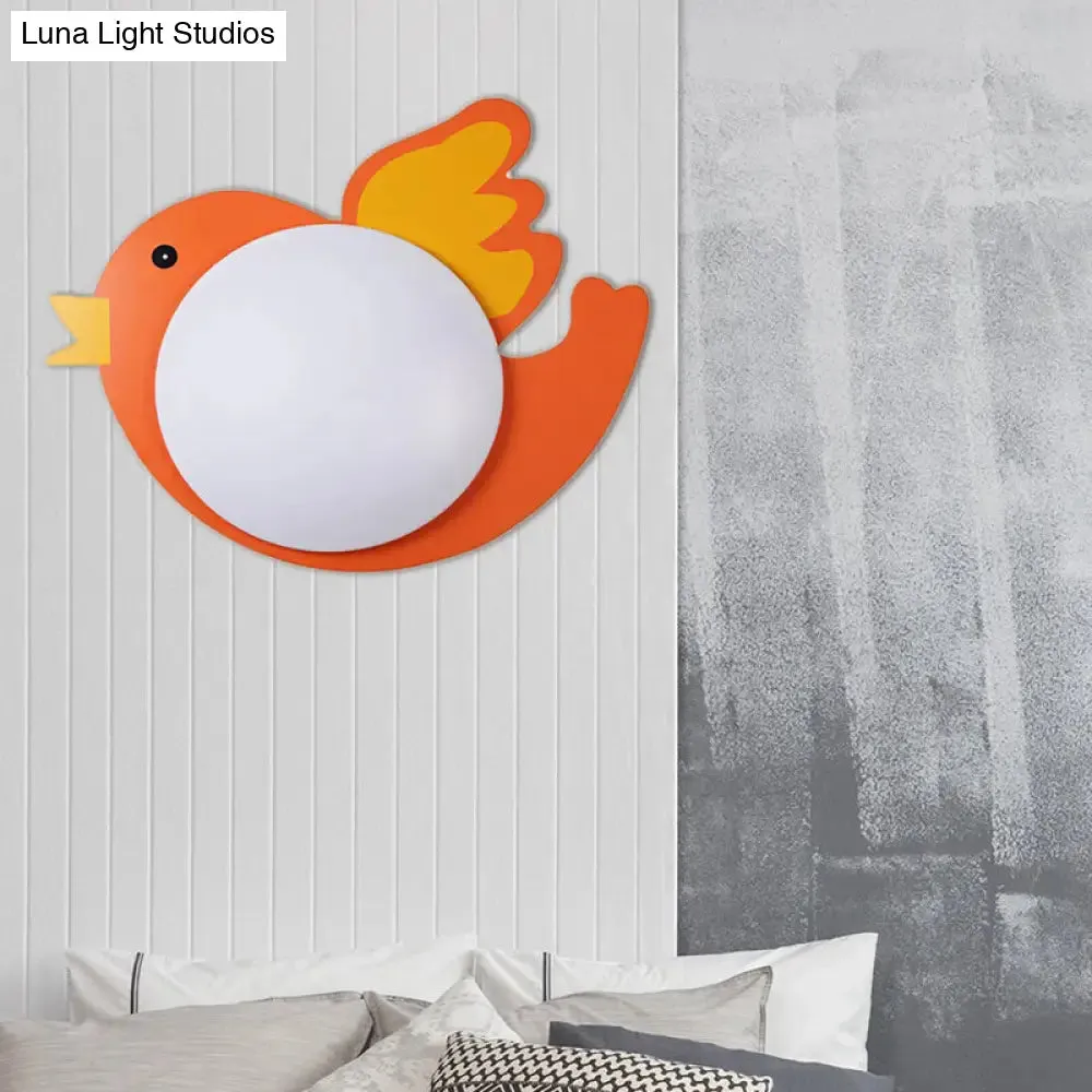 Children's LED Ceiling Mount Light with Wooden Cartoon Pattern - Ideal for Kindergarten