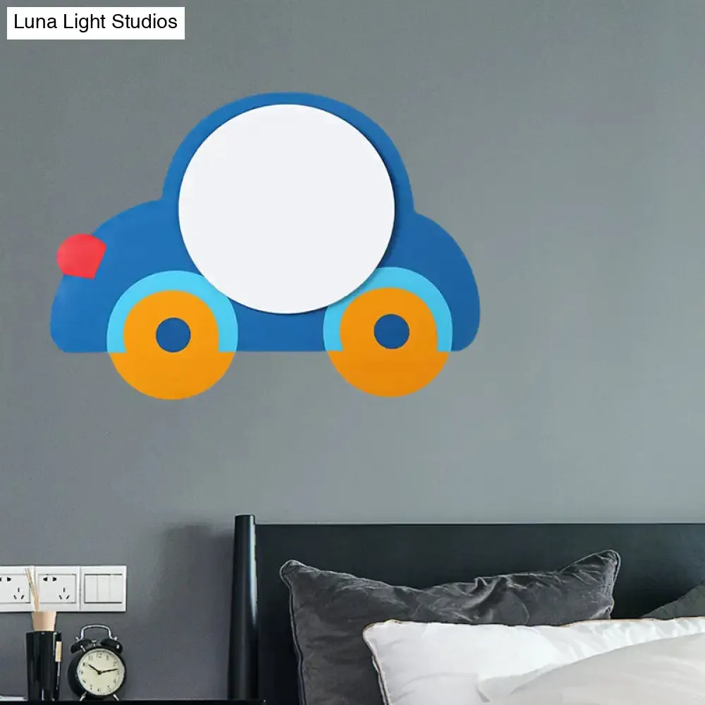 Children's LED Ceiling Mount Light with Wooden Cartoon Pattern - Ideal for Kindergarten