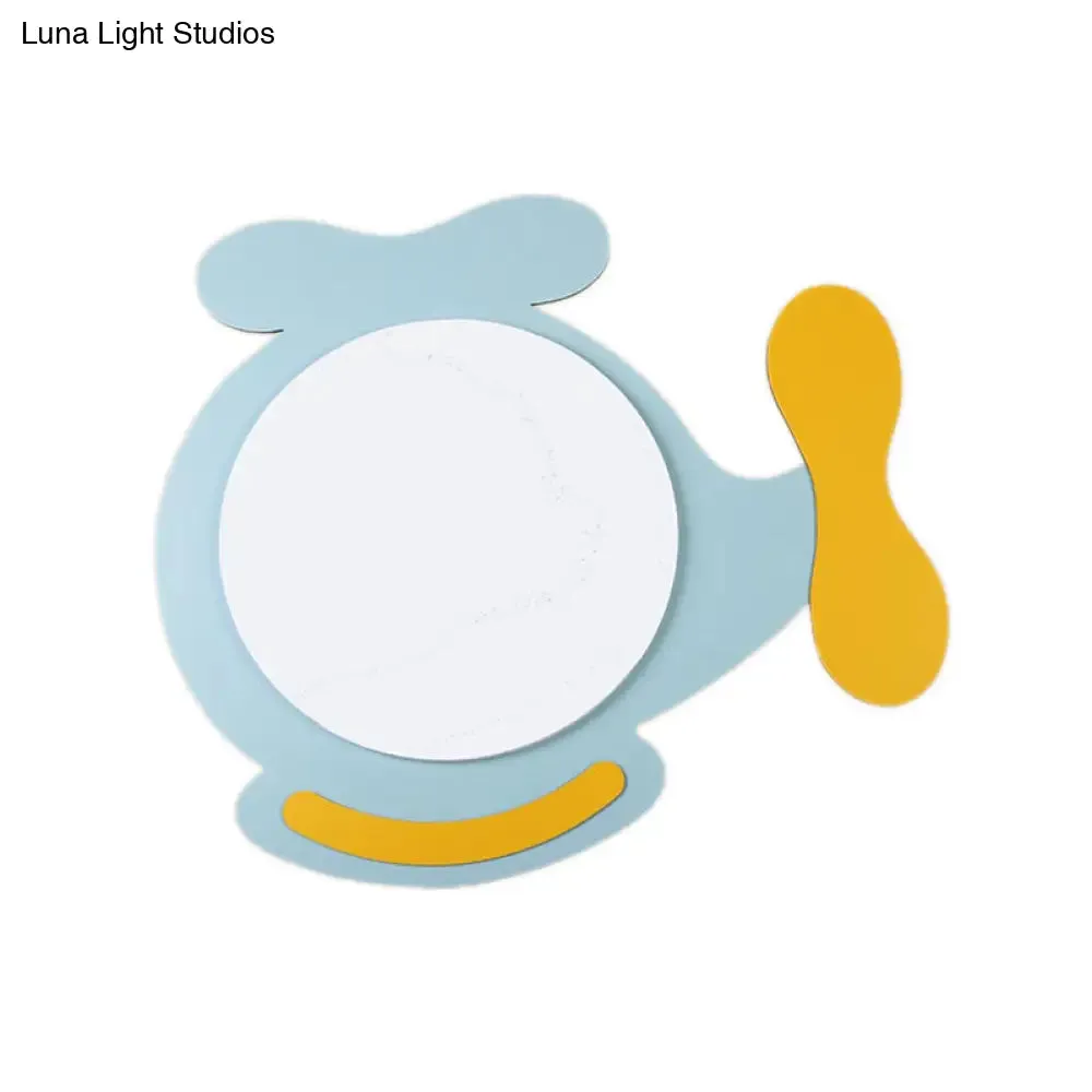 Children's LED Ceiling Mount Light with Wooden Cartoon Pattern - Ideal for Kindergarten