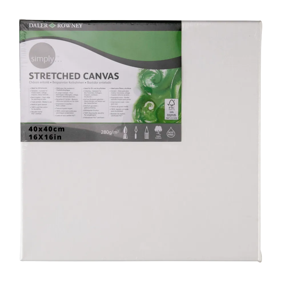 Daler Rowney Canvas Panel 40*40cm/16*16"