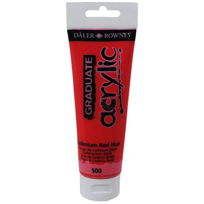 Daler Rowney Graduate Acrylic Color CADMIUM RED (HUE)