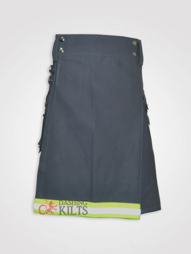 Dashing Gray Fireman Kilt