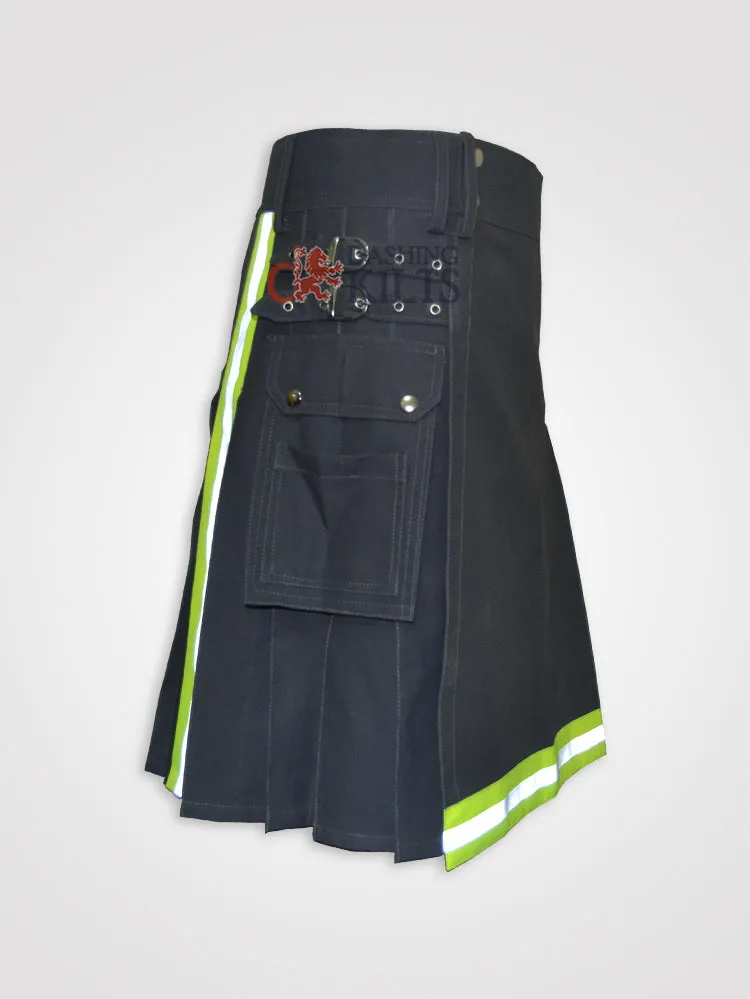 Dashing Gray Fireman Kilt