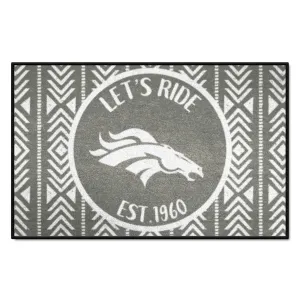 Denver Broncos Southern Style Starter Mat Accent Rug - 19in. x 30in.