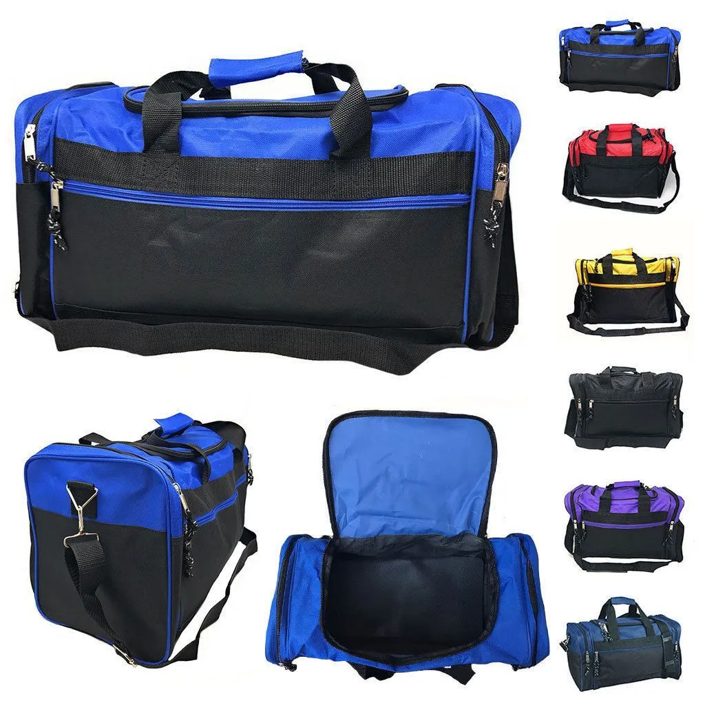 Duffle Bags Carry-on Travel Sports Luggage Shoulder Strap Gym 17 inch