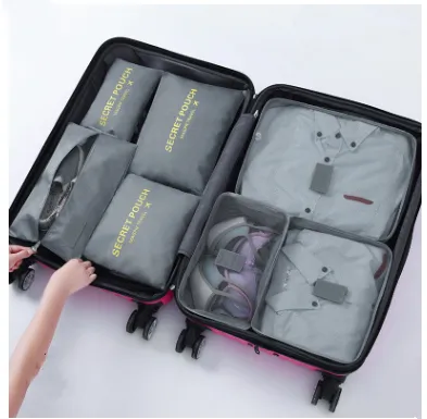 Durable Waterproof Nylon Packing Cube Travel Organizer Bag