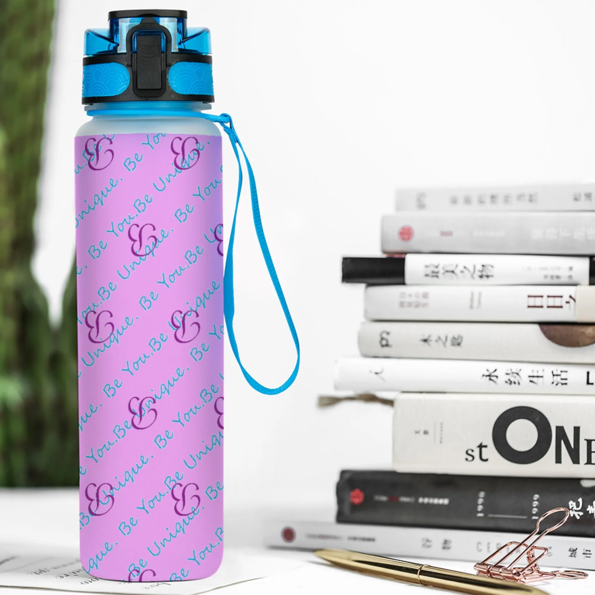 EtherealBe Pink Sports Bottle - Be Unique. Be You.