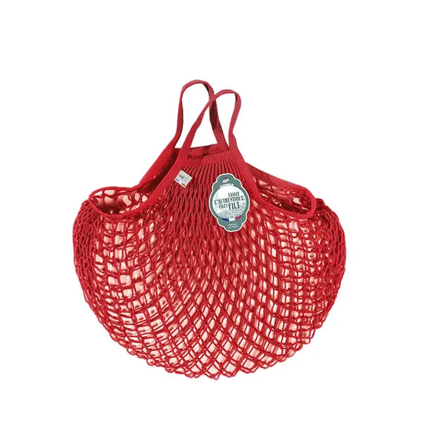 Filt Net Bag Anemone Red – Short Handles