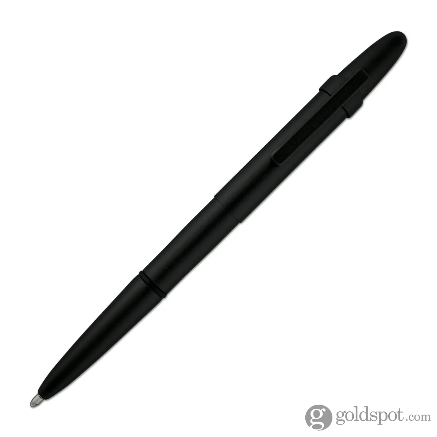 Fisher Space Pen Bullet Ballpoint Pen with Clip in Matte Black