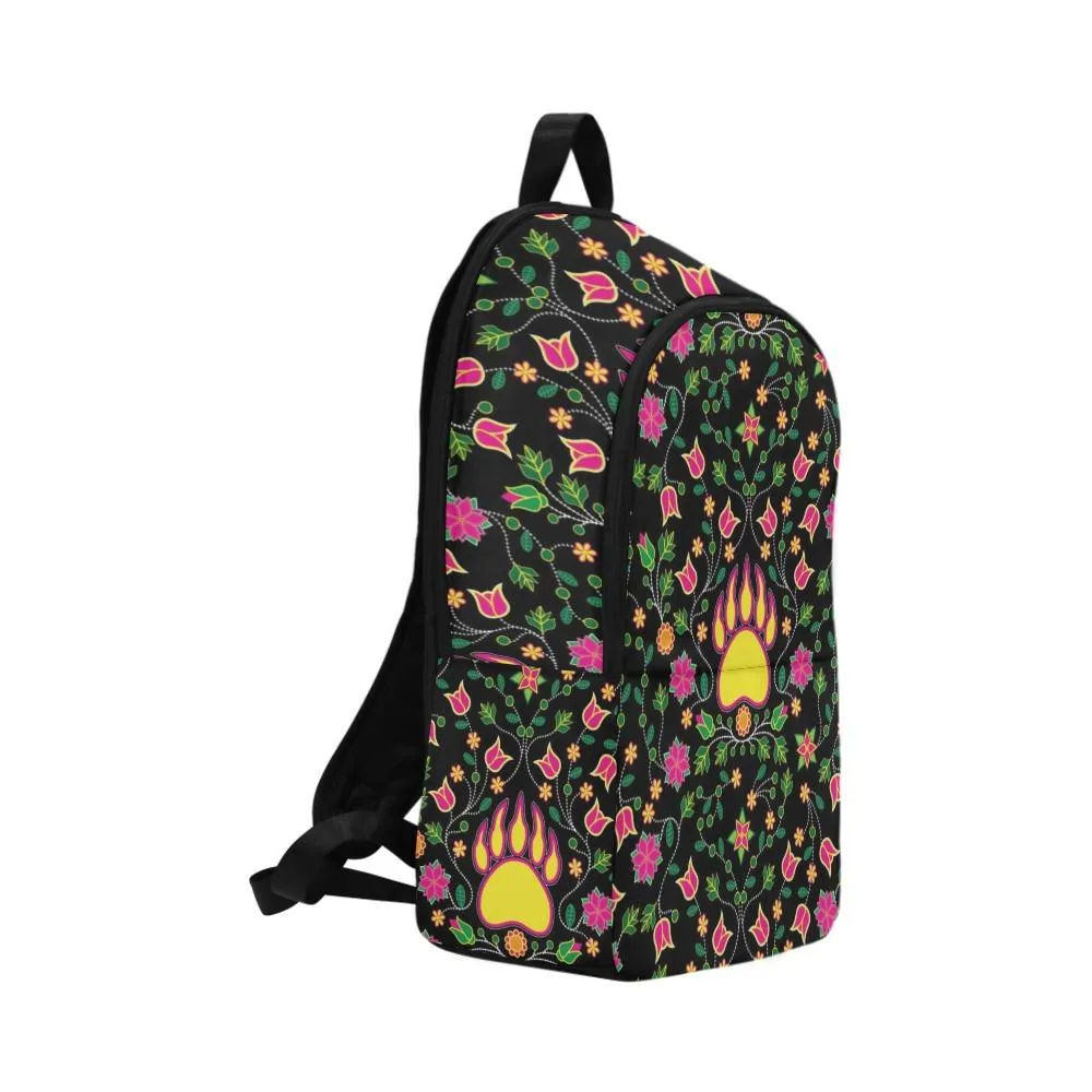 Floral Bearpaw Pink and Yellow Backpack for Adult