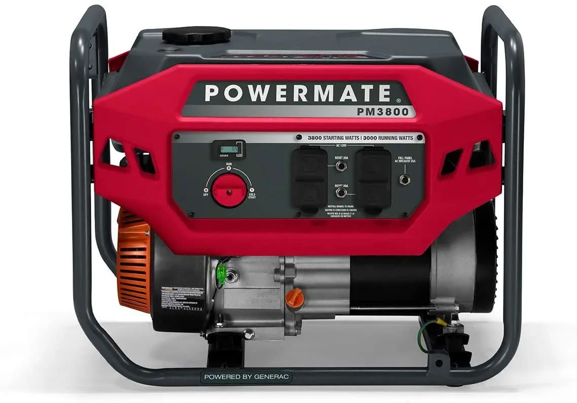 Generac/Powermate PM3800 3000W/3800W Gas Generator New