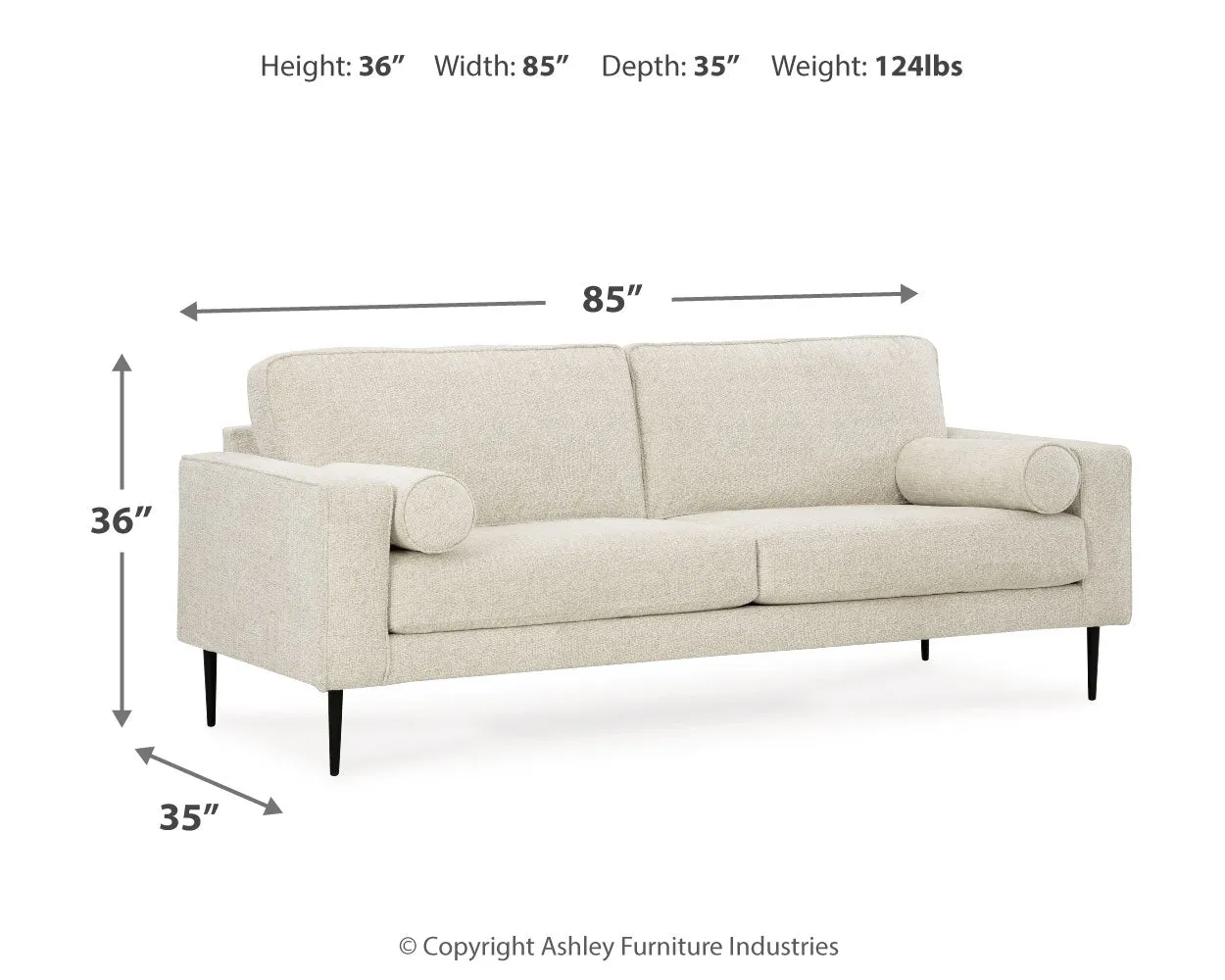 Hazela Sofa, Loveseat, Chair and Ottoman in Sandstone