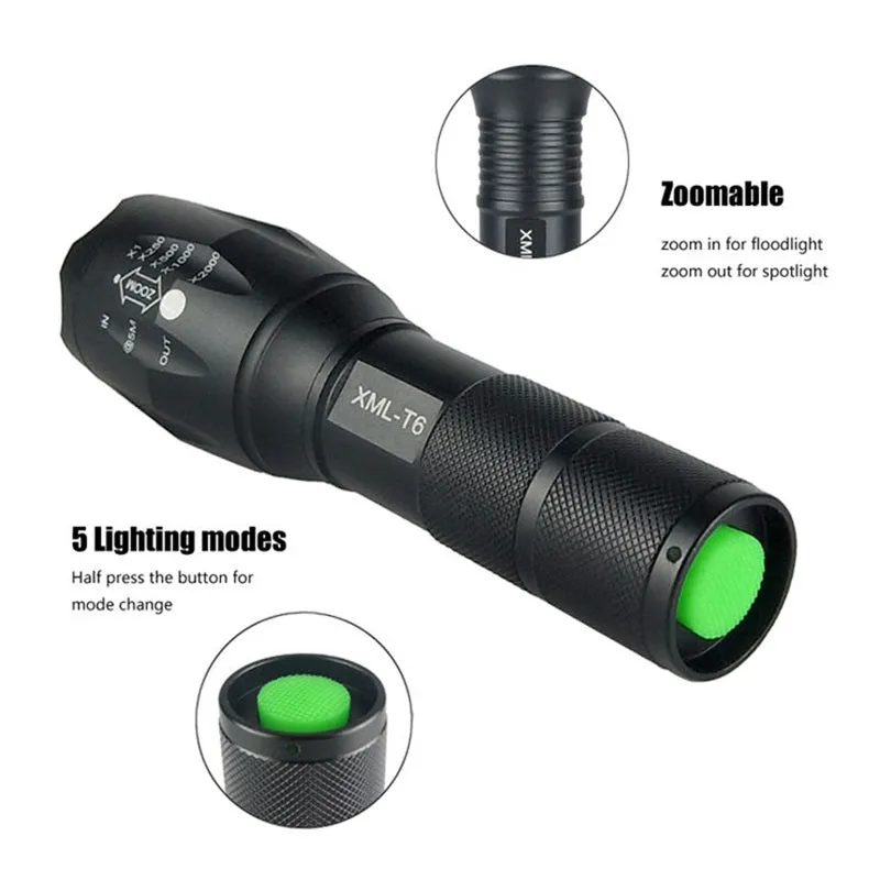 High Lumens Portable LED Flash Light