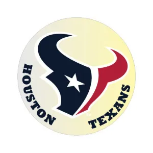 Houston Texans NFL Round Decal