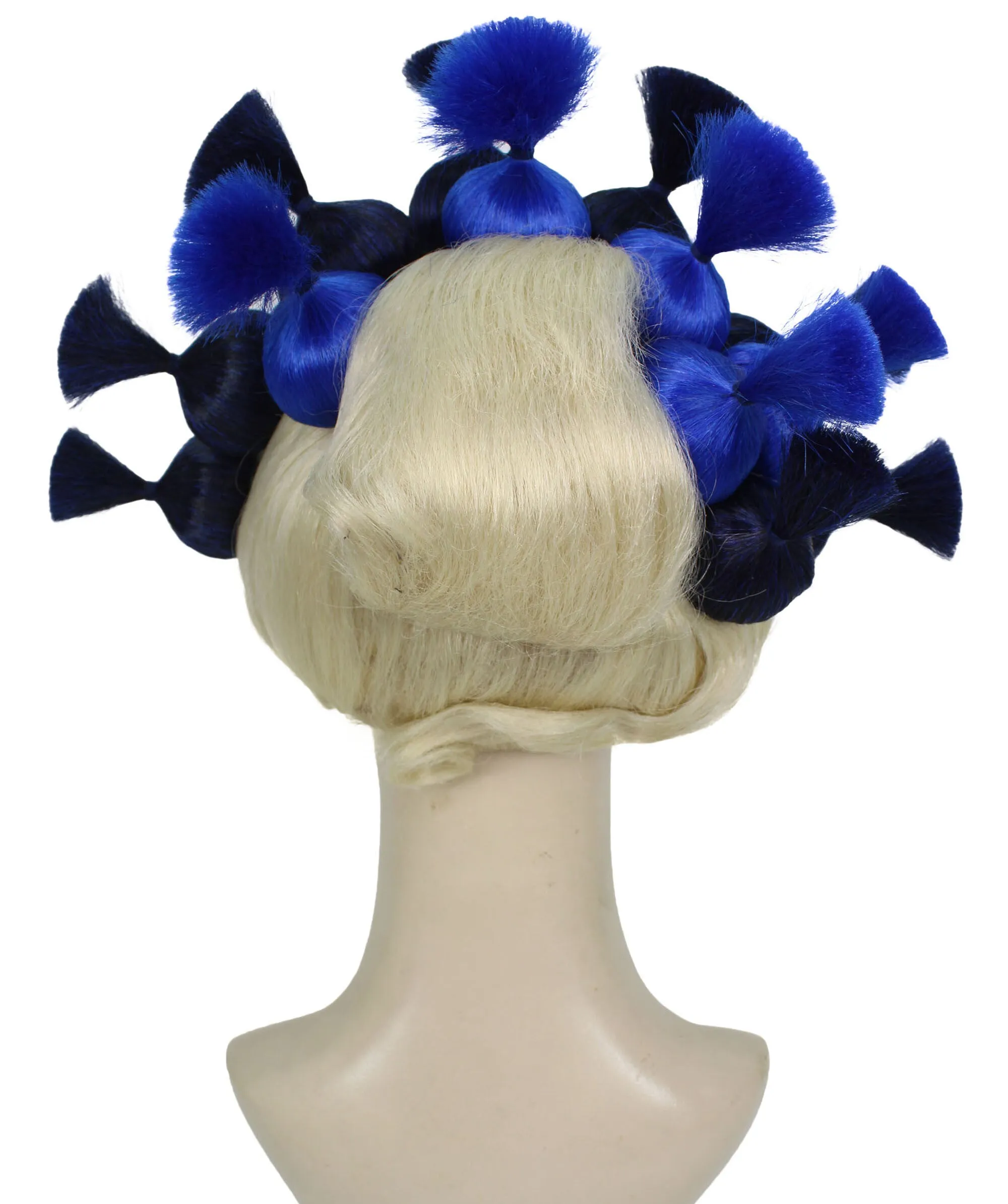 HPO Adult Women's Dramatic Elegant Updo Bun Wig |Multiple color options | Flame-retardant Synthetic Fiber