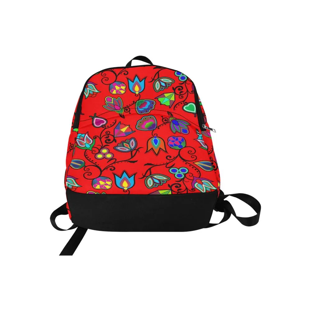 Indigenous Paisley Dahlia Fabric Backpack for Adult