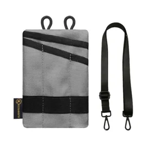 KOSIBATE H250 Outdoor Portable Card Holder Key Storage Bag with Shoulder Strap (Grey)