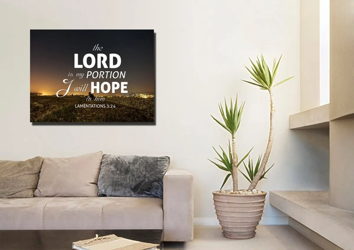 Lamentations 324 Canvas Wall Art Print - Christian Canvas Wall Art