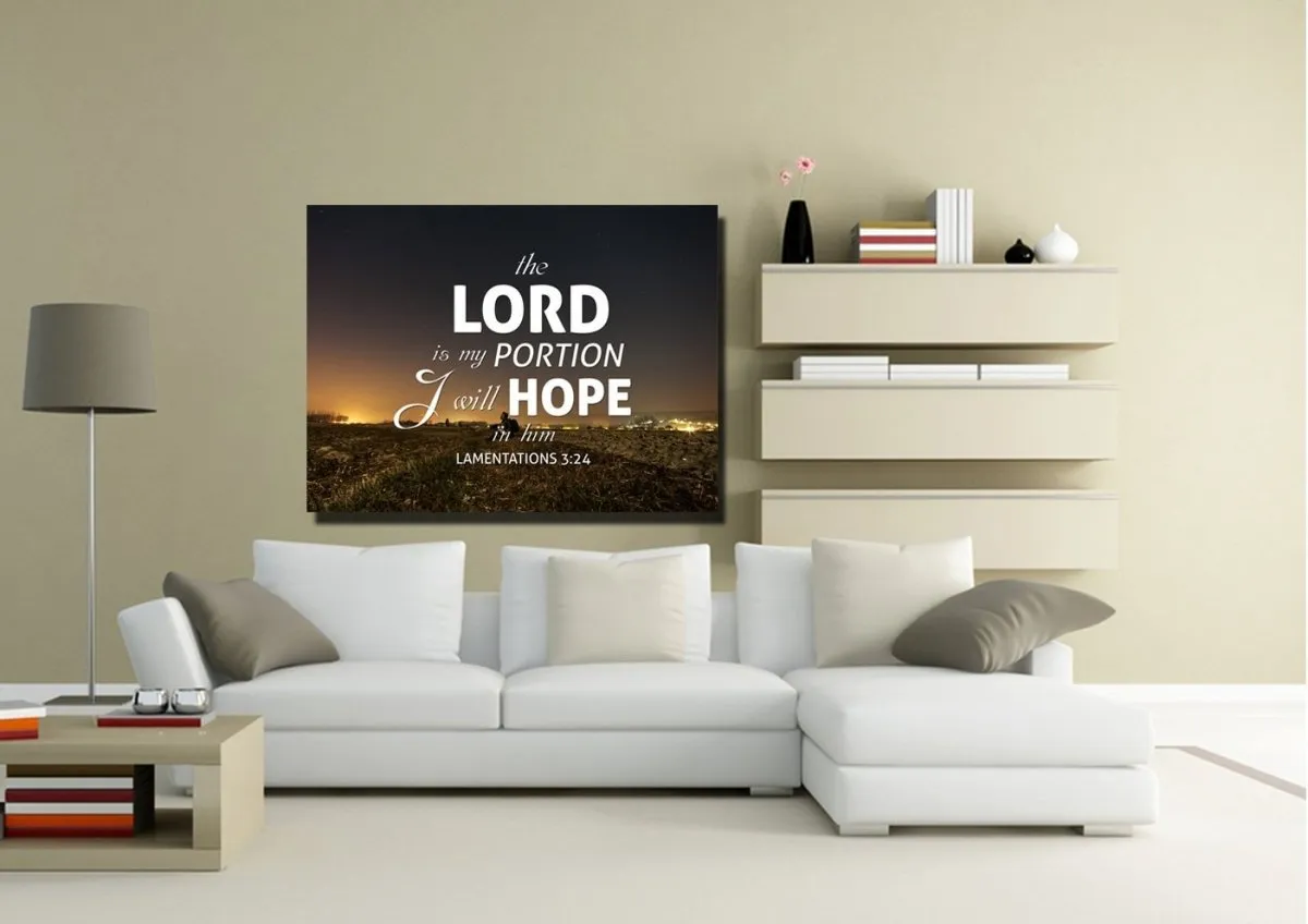 Lamentations 324 Canvas Wall Art Print - Christian Canvas Wall Art