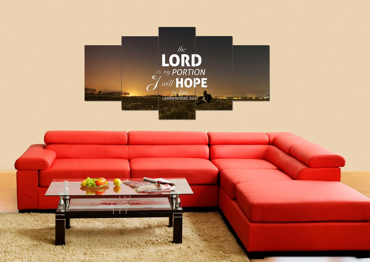 Lamentations 324 Canvas Wall Art Print - Christian Canvas Wall Art