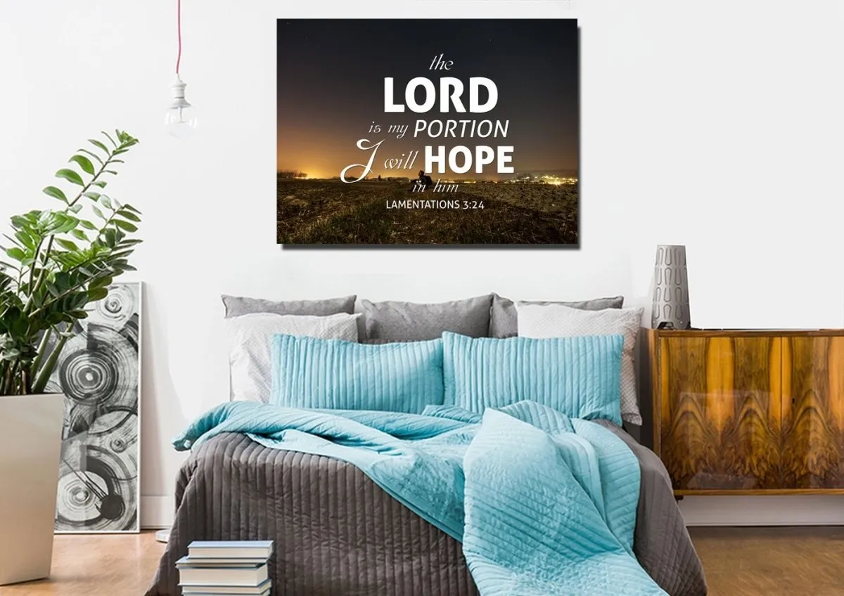 Lamentations 324 Canvas Wall Art Print - Christian Canvas Wall Art