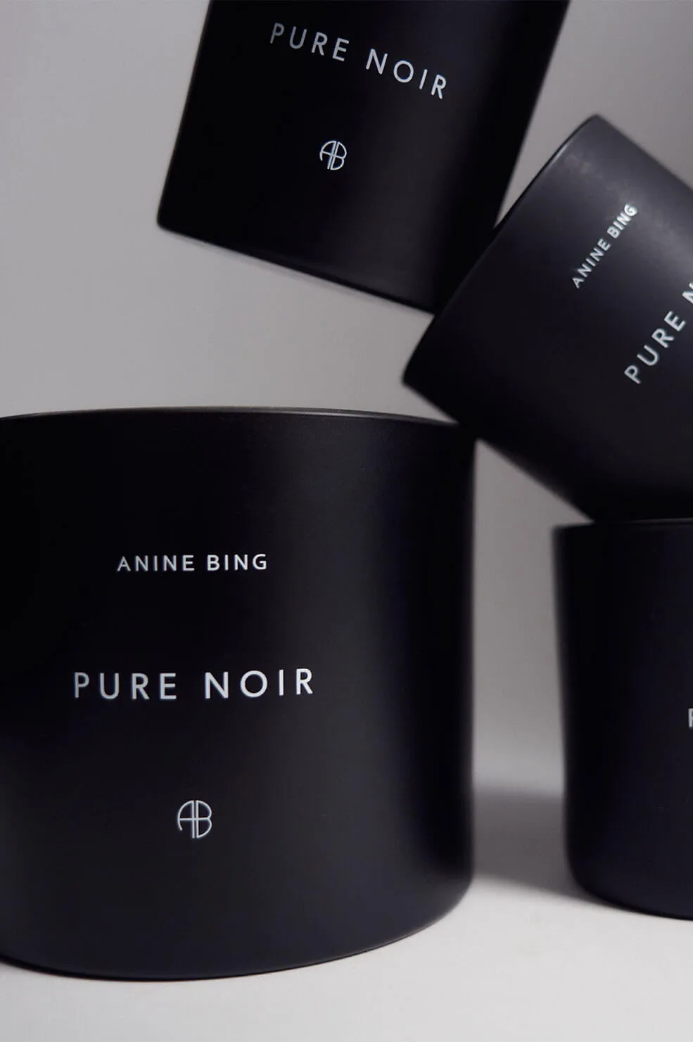 Large Pure Noir Candle