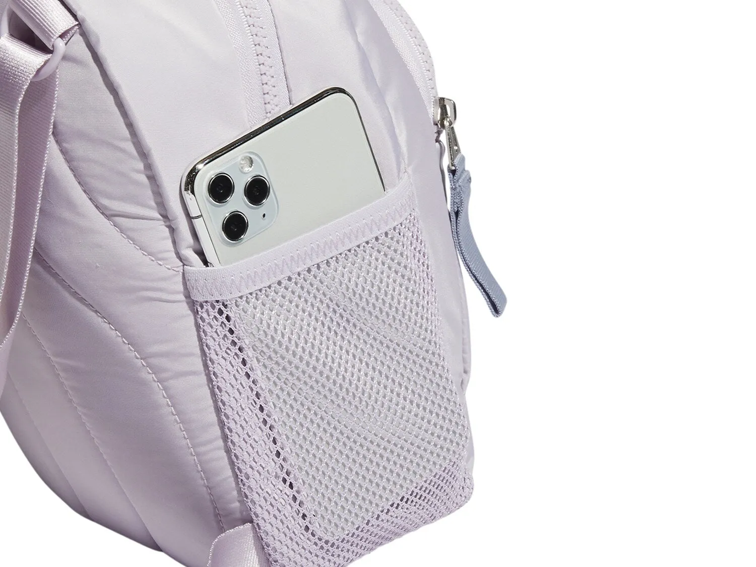 Linear 3 adidas mini backpack, light gray