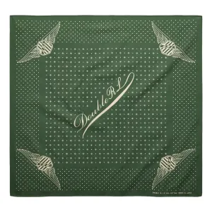 Logo Cotton Bandanna Faded Green Cream