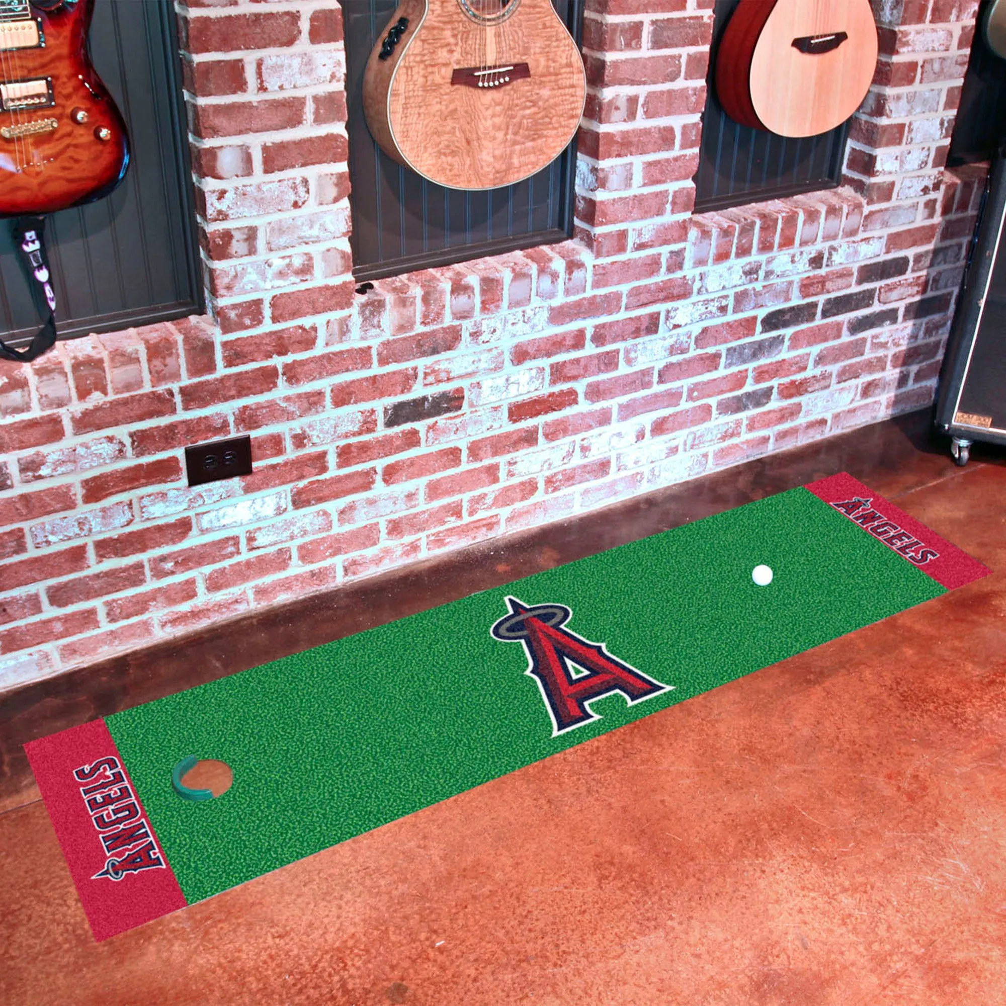 Los Angeles Angels Putting Green Mat - 1.5ft. x 6ft.