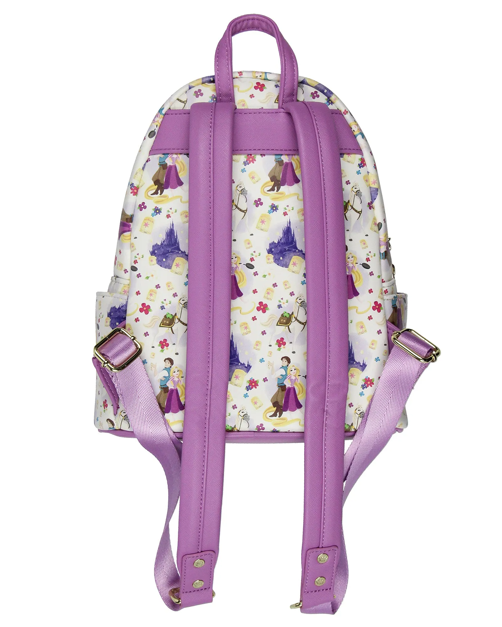 Loungefly Disney Tangled Rapunzel Flynn Ryder And Maximus Mini Backpack