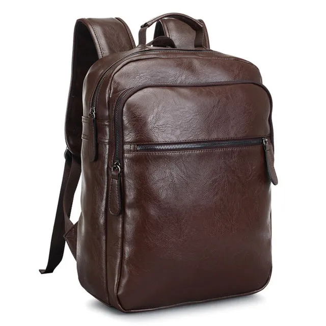 Men Leather Backpack