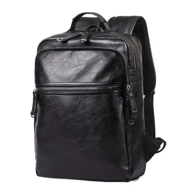 Men Leather Backpack