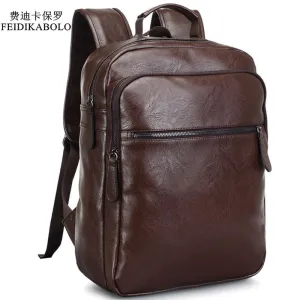 Men Leather Backpack