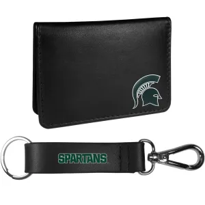 Michigan St. Spartans Weekend Bi-fold Wallet & Strap Key Chain