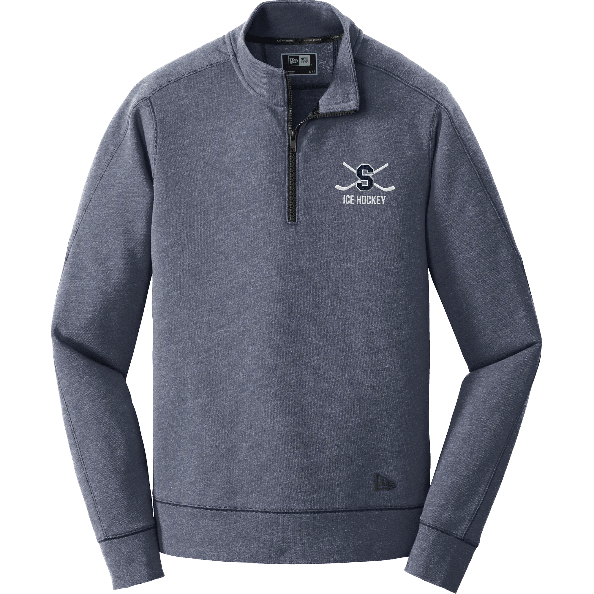 Midd South Hockey New Era Tri-Blend Fleece 1/4-Zip Pullover