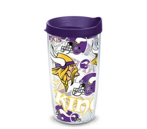 Minnesota Vikings - All Over Wrap Plastic Tumbler